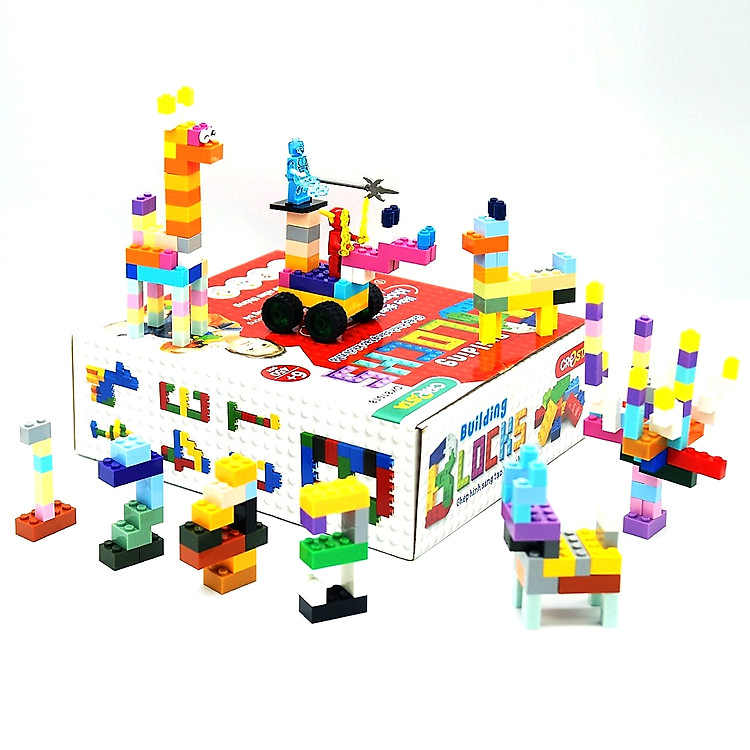 Đồ Chơi Xếp Hình Khối Nhỏ Duka DK81018 Chính hãng Giá rẻ - Hình ảnh 5