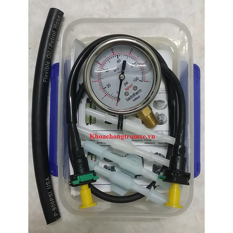 Đồng Hồ Đo Áp Suất Bơm Xăng Xe Máy