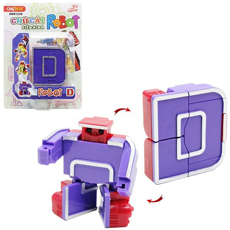 Mua Đồ Chơi Lắp Ráp Robot Chữ Cái D Chính hãng Tiết kiệm - Hình ảnh 2