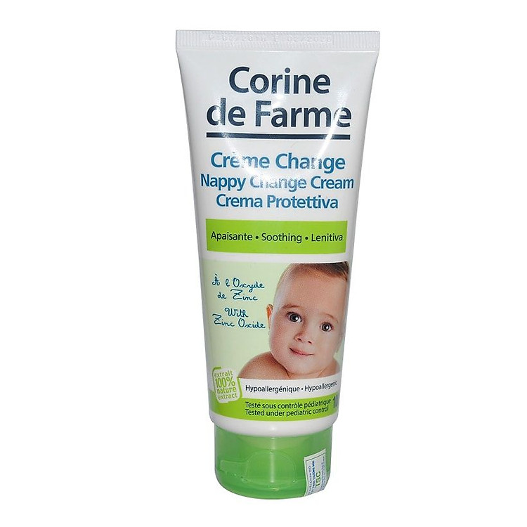CORINE DE FARME KEM HỖ TRỢ TRỊ HĂM TÃ CHO BÉ NAPPY CHANGE CREAM 100ML