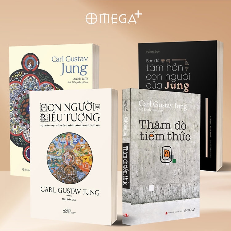 Bộ Sách Kinh Điển Khai Phá Nội Tâm Cùng Carl Jung: Con Người Và Biểu Tượng + Bản Đồ Tâm Hồn Con Người Của Jung + Hồi Ức, Giấc Mơ, Suy Ngẫm + Thăm Dò Tiềm Thức