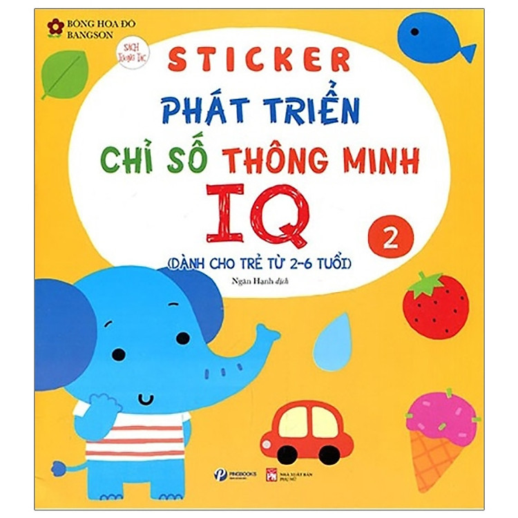 Sách Sticker Phát Triển Chỉ Số Thông Minh IQ - Tập 2