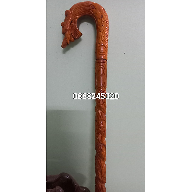 Mua Gậy batong gỗ hương đá cho người già Chính hãng Giá tốt - Hình ảnh 5