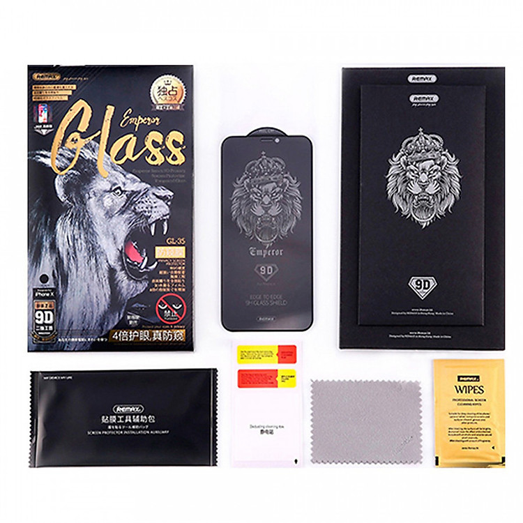 Miếng dán Cường Lực Chống Nhìn Trộm - Remax 9D - Hàng Chính Hãng