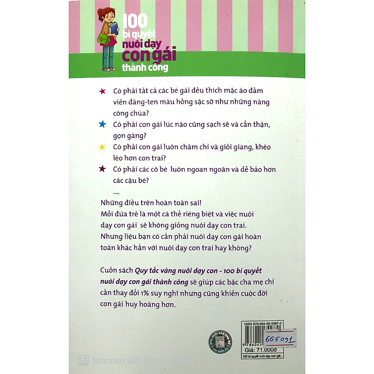 100 Bí Quyết Nuôi Dạy Con Gái Thành Công (Tái Bản) - Ảnh 2
