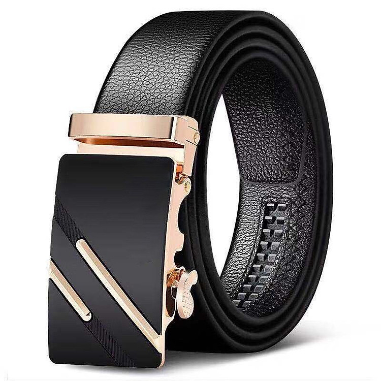 Dây Nịt Nam, Thắt Lưng Nam Dây Da Cao Cấp Khóa Tự Động Tiện Lợi - Phong Cách Doanh Nhân TOPEE TLT135
