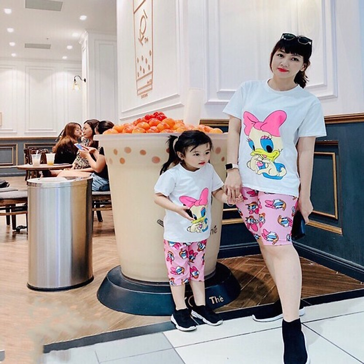 Set Mẹ Và Bé In Hình Vịt