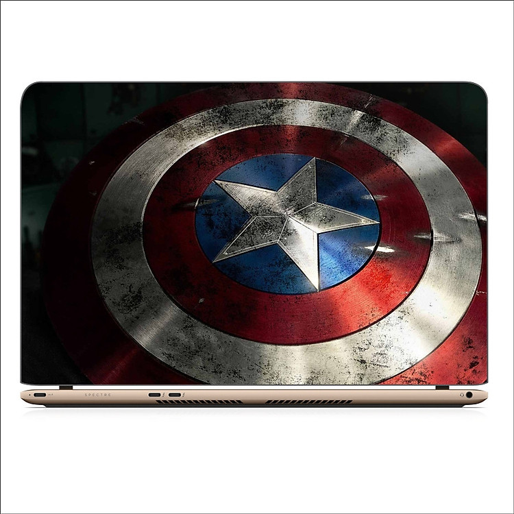 Miếng Dán Skin In Decal Dành Cho Laptop - Captain America 2