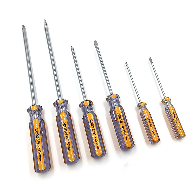 Bộ 6 Cây Tua Vít Cán Trong Có Từ (75mm - 150mm) Tolsen 20029