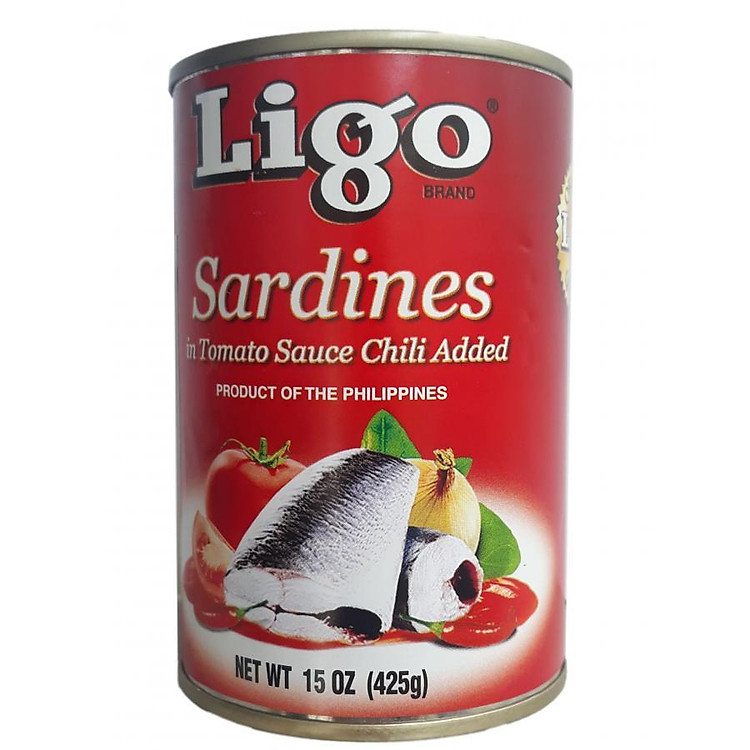 Cá Mòi Sốt Cà Vị Ớt Cay Ligo 425g