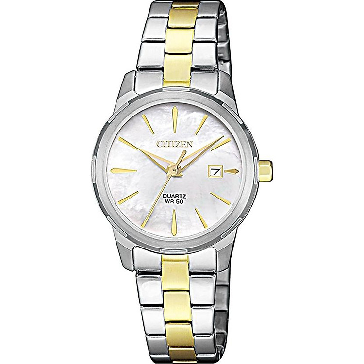 Đồng Hồ Nữ Citizen Dây Thép Không Gỉ EU6074-51D - Mặt Xà Cừ