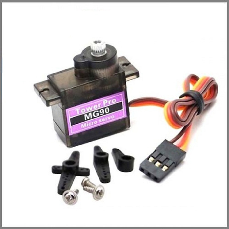 Bộ 2 chiếc Động cơ servo MG90s , SG90s 180° chuyên chế các loại đồ chơi mô hình