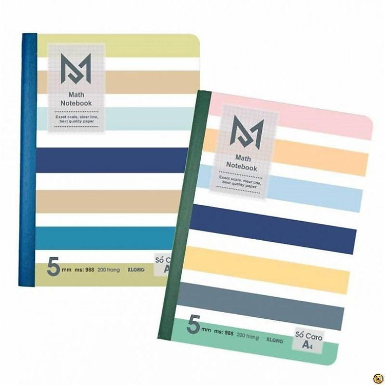 Sổ KLONG Caro A4 Math (200 trang) - Ảnh 2