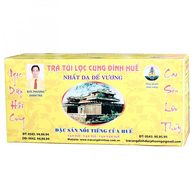 Trà tui lọc Cung Đình Huế 30 túi/ hộp - Chính Hiệu
