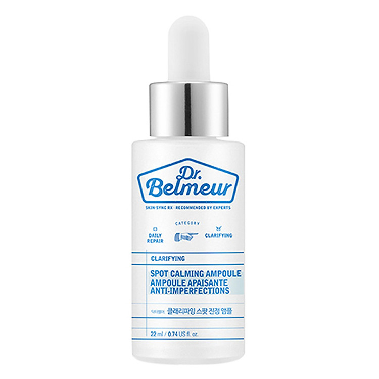 Tinh Chất The Face Shop Dr.Belmeur Clarifying Spot Calming Ampoule (22ml)