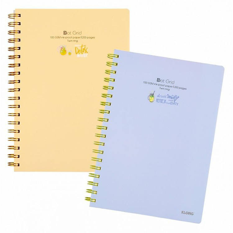 Vở Lò Xo Kép Dot Grid B5 (200 trang)
