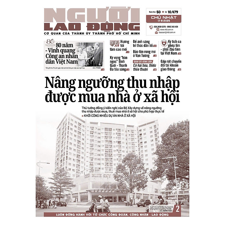 Nhật báo Người Lao Động từ ngày 11-08-2025 đến 17-08-2025 - Ảnh 7