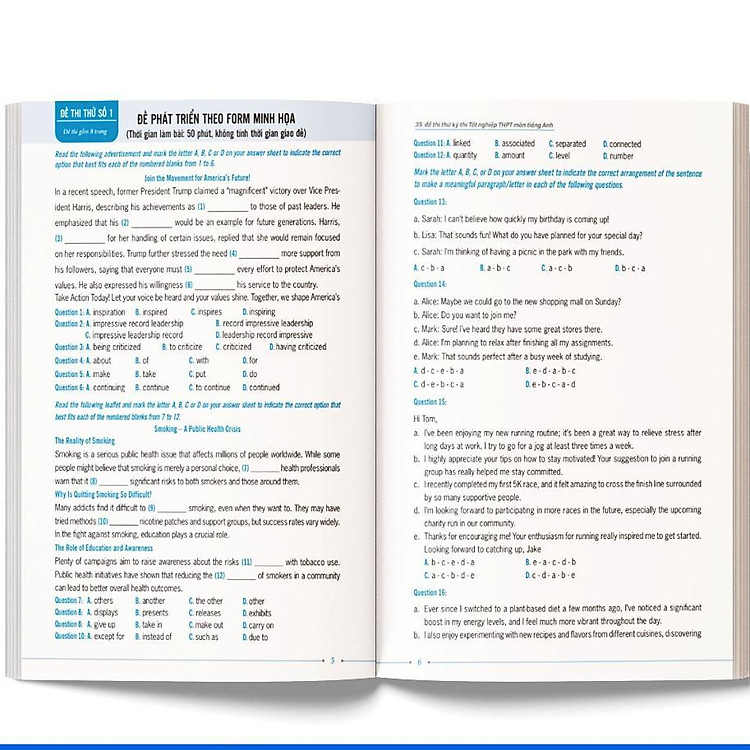 35 Đề Thi Thử Kỳ Thi Tốt Nghiệp THPT Môn Tiếng Anh - Ảnh 5