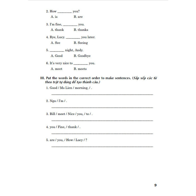 Bài Tập Dùng Kèm Tiếng Anh 3 - Ảnh 7