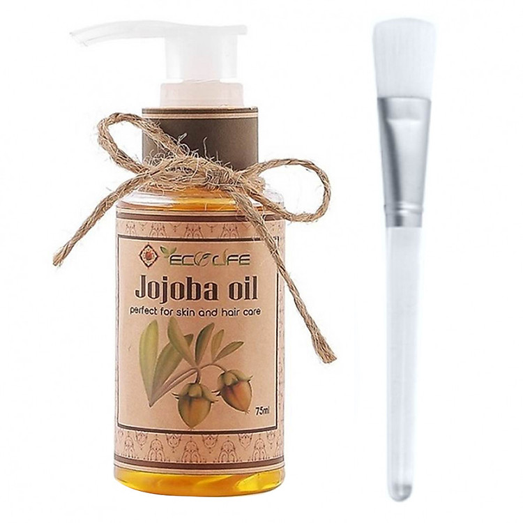 Dầu jojoba nguyên chất dưỡng da, dưỡng tóc, dưỡng môi Ecolife - Jojoba Oil 50ml