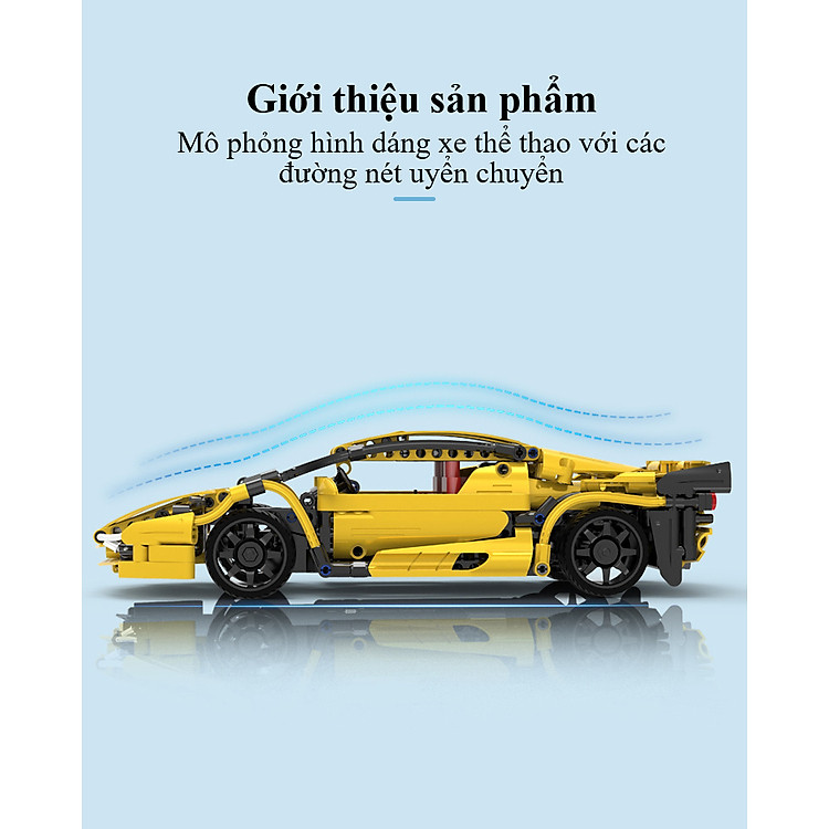 Bộ Đồ Chơi Lắp Ghép Xe Thể Thao Chính hãng Giá tốt - Hình ảnh 4
