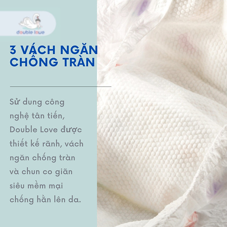 Combo 2 Tã Quần Double Love Size M Đảm bảo Giá tốt - Hình ảnh 5