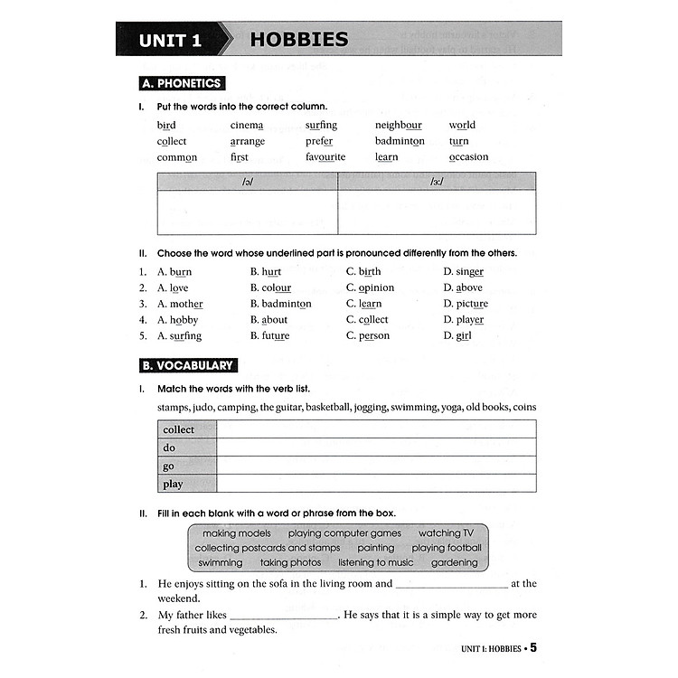 Bài Tập Thực Hành Tiếng Anh 7 - Ảnh 4