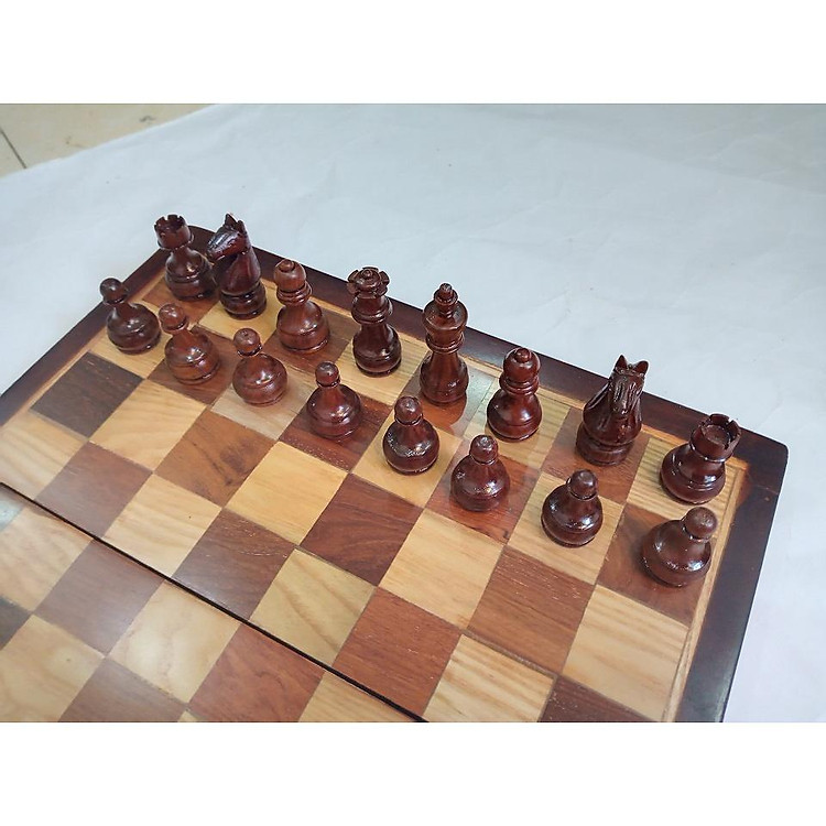 Mua Bàn cờ vua gỗ và quân cờ Chính hãng Giá rẻ - Hình ảnh 3