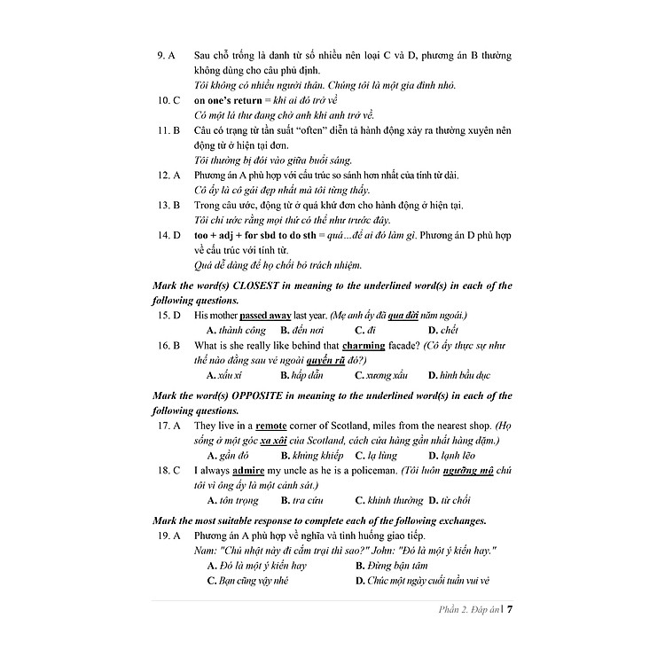 Bộ đề ôn thi vào lớp 10 THPT môn Tiếng Anh - Ảnh 2