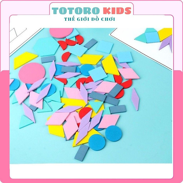 Mua Bộ đồ chơi xếp hình gỗ Tangram 180 chi tiết Chính hãng Ưu đãi - Hình ảnh 3