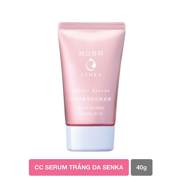 CC Serum trắng da Senka WHITE BEAUTY SERUM IN CC 40G