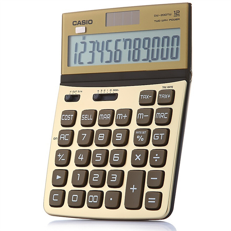 Máy Tính Cầm Tay Casio DW-200TW-GD