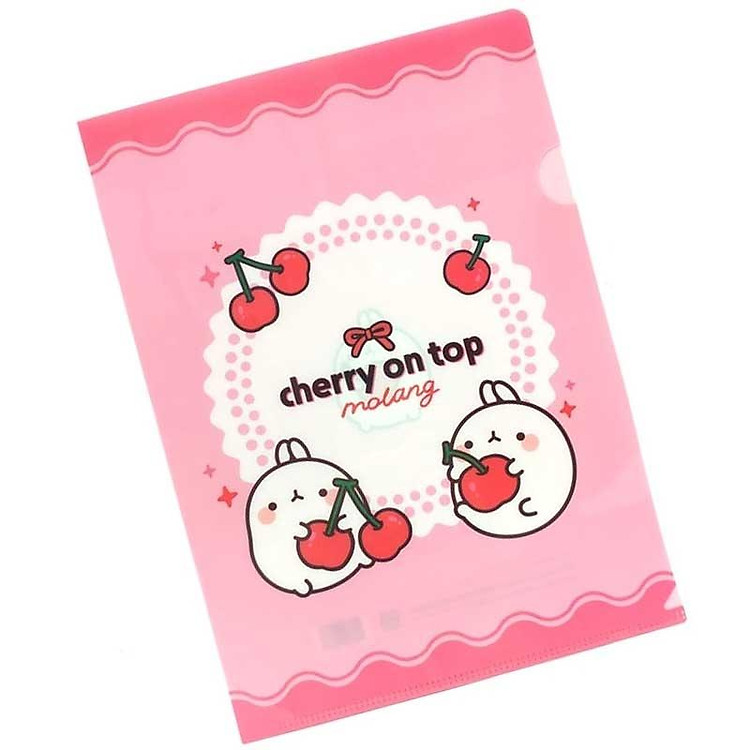 Bìa Lá Magic Ver.3 Size L Molang - Hồng - Ảnh 4