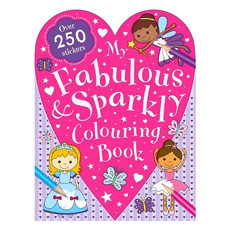 Sách tô màu My Fabulous and Sparkly Colouring Book