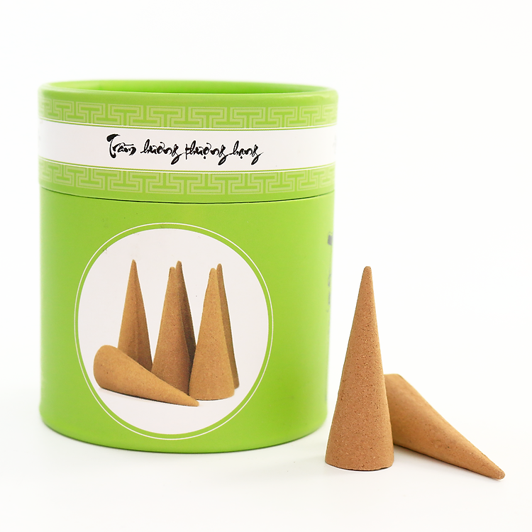 Trầm nụ tháp - 55g - 30 viên - Xông nhà , xông phòng , thanh lọc không khí - Chuyên dùng cho các lò xông , lư xông - Nhang Thiền