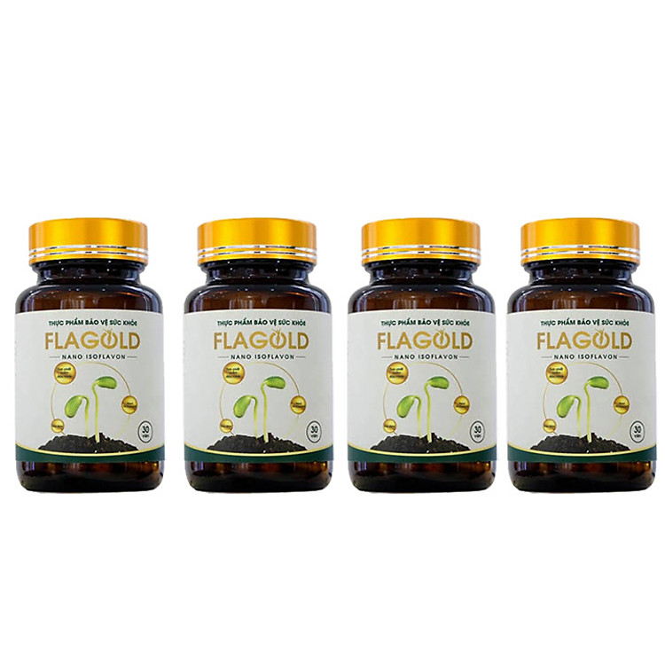 Combo 4 hộp Nano mầm đậu nành Flagold