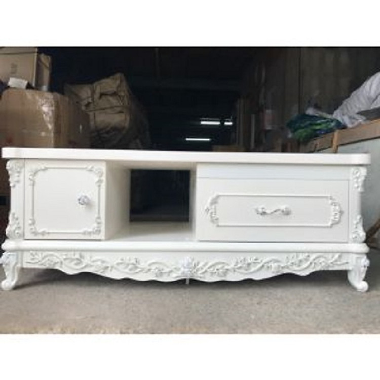 Bàn sofa mặt đá tân cổ điển nhập khẩu cao cấp 1M2