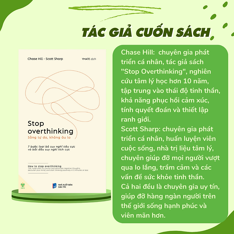 Stop Overthinking - Sống Tự Do, Không Âu Lo - Ảnh 3