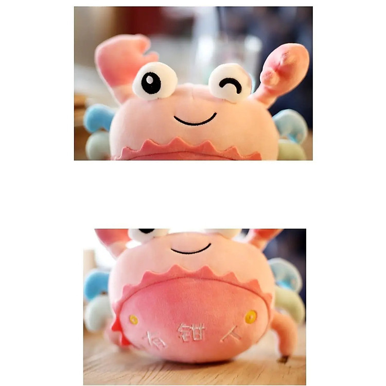 Thú nhồi bông cua nhiều màu - 20cm Chính hãng Ưu đãi - Hình ảnh 5