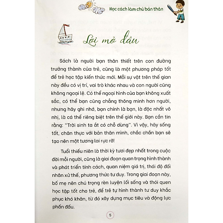 Nhật Ký Trưởng Thành Cúa Đứa Trẻ Ngoan - Học Cách Làm Chủ Bản Thân (Tôi Là Chế Ngự Đại Vương) - Ảnh 3
