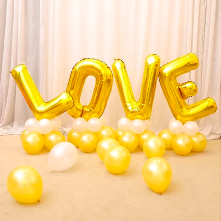 Bóng chữ LOVE cỡ đại 70cm (Bạc) - Ảnh 2