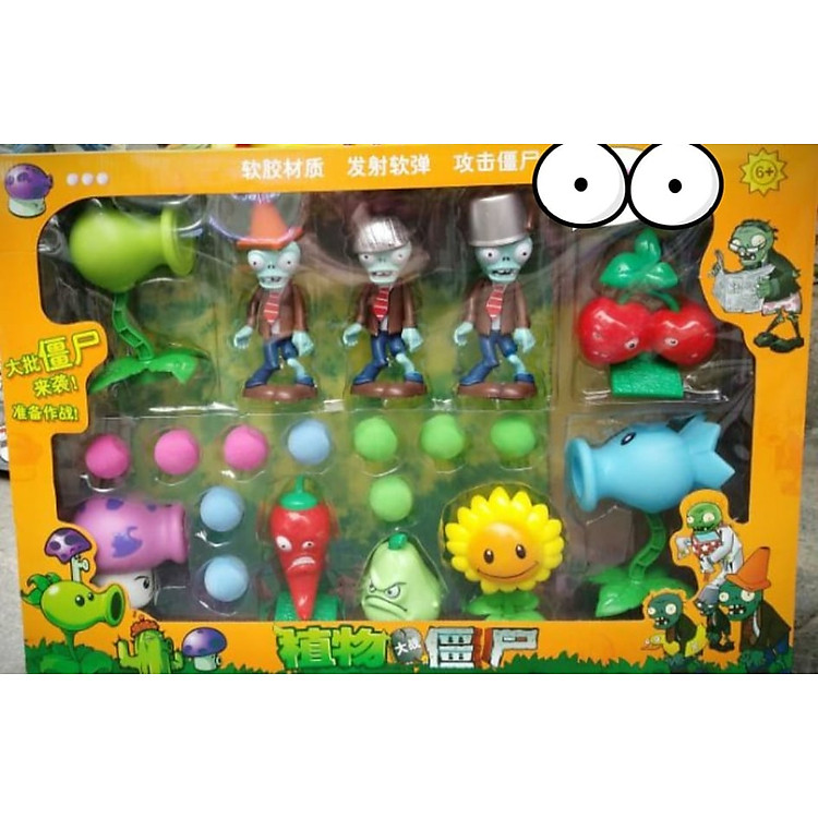 Bộ đồ chơi Plantz vs Zombie hoa quả nổi giận nhiều nhân vật (mẫu ngẫu nhiên)