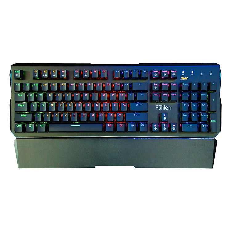 Bàn Phím Gaming Có Dây Fuhlen D Destroyer Mechanical Blue Switch (Black) - Hàng chính hãng