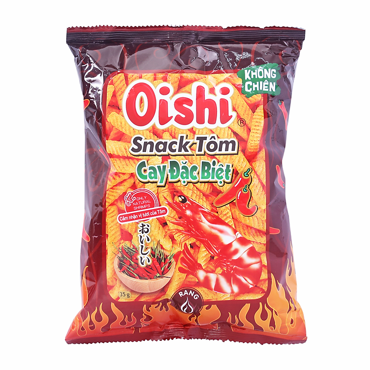 Snack Oishi Tôm Cay Đặc Biệt 40G