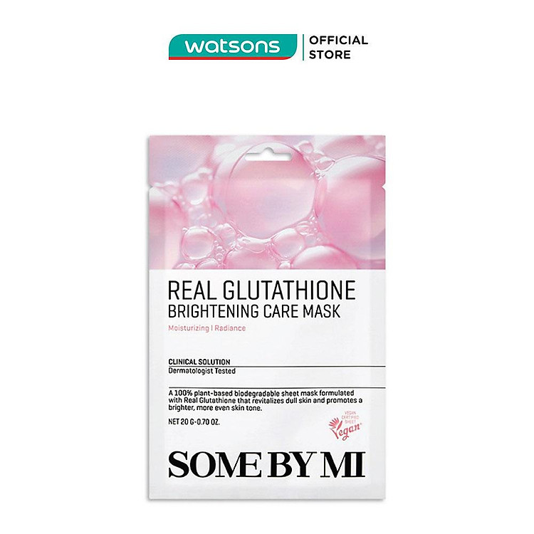Mặt Nạ Giấy Some By Mi Real Cải Thiện Sắc Tố Da Glutathione Brightening Care Mask 20g