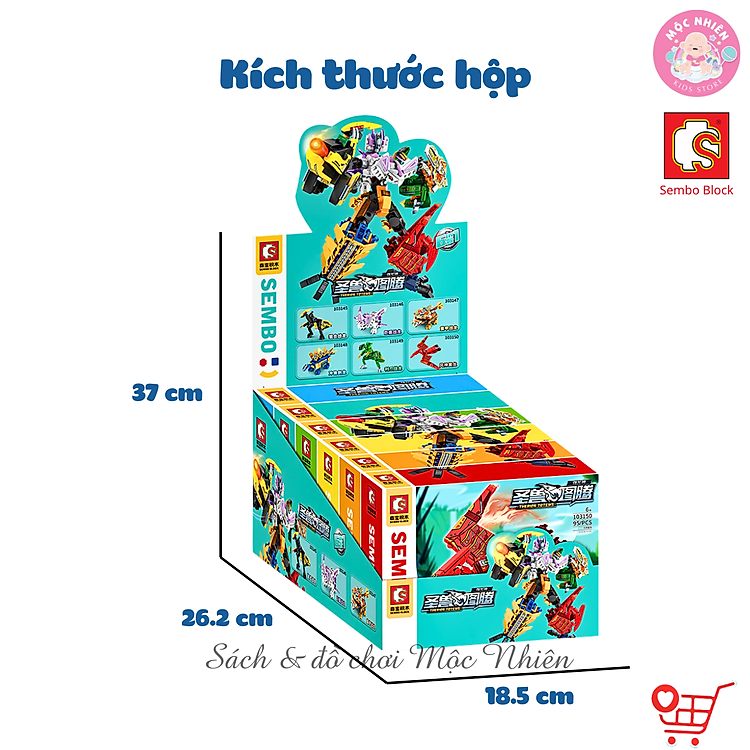 Đồ chơi lắp ráp SEMBO BLOCK Thần Long Chính hãng Giá tốt - Hình ảnh 2
