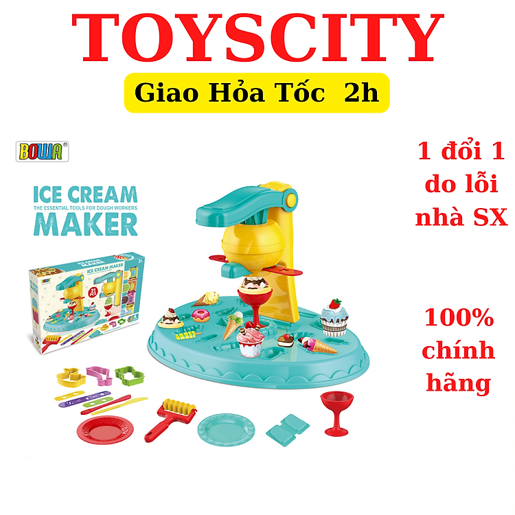 Mua tại Tiki: Đồ Chơi Trẻ Em Máy Làm Kem BOWA 8739 Chính hãng Tiết kiệm