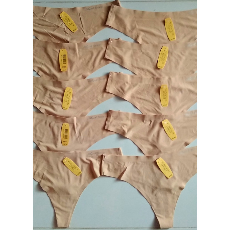 Combo 5 quần lọt khe su đúc trơn màu nude