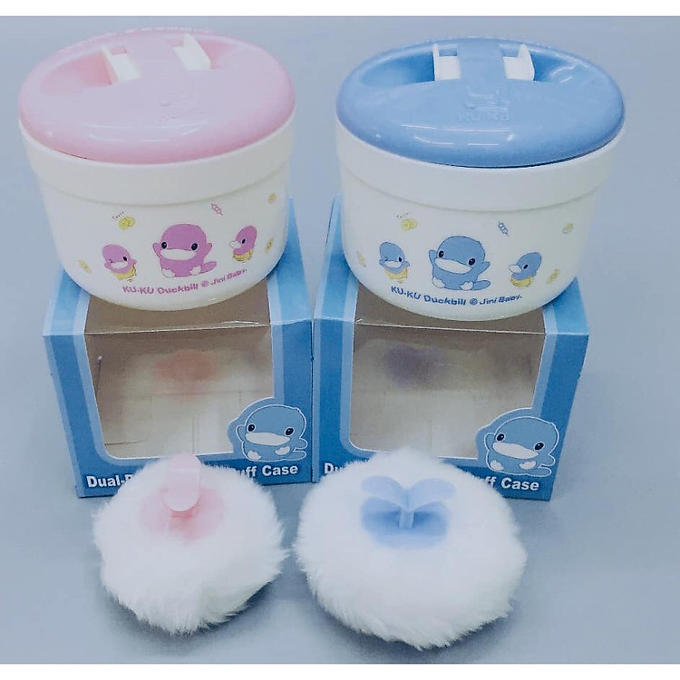 Hộp đựng phấn rôm Kuku Duckbill Ku5345 Chính hãng Giá tốt - Hình ảnh 3