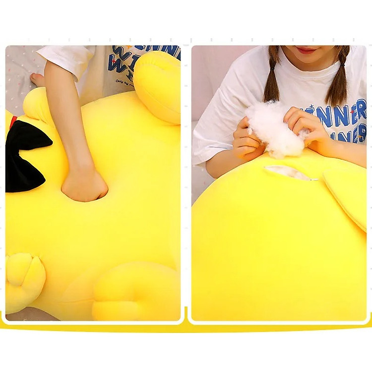 Thú nhồi bông Pikachu cao cấp - Size 30-90cm Chính hãng Tiết kiệm - Hình ảnh 5